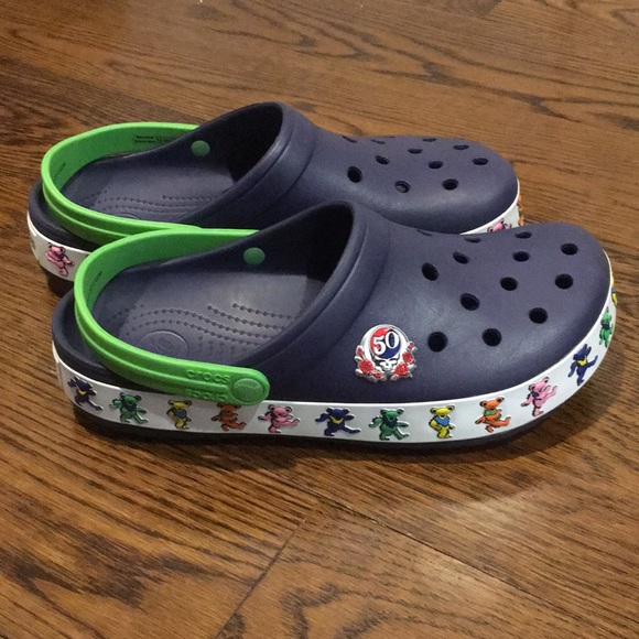 GRATEFUL DEAD CROCS 50th ANNIVERSARY M10 W12 - Picture 4 of 8